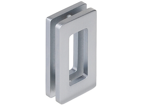 Flush Pull Handle, Brass, 110 x 60 mm, for Glass Doors