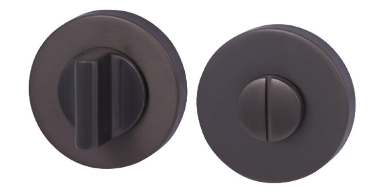 RO12 Escutcheons D52mm WC Set ZA BN Blk