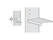 Niko Cover Cap D5mm PF St NP