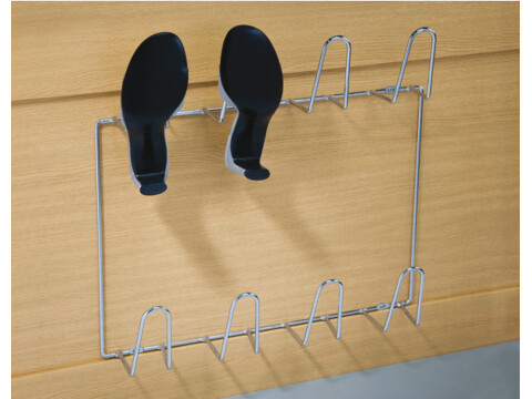 Shoe Rack for 4 Prs  400mm cc St Chr Plt