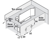 Scarpi-4 Cabinet Hanger LH Screw Fix SZP