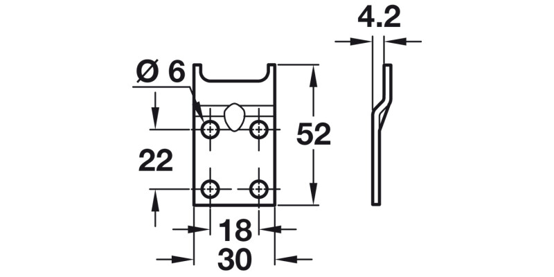 Koala Wall Fix Plate SZP for 290.36.920