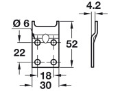 Koala Wall Fix Plate SZP for 290.36.920