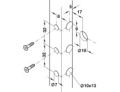 Cabinet Hanger Concealed Rapid Fit RH