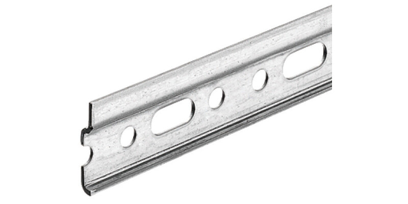 Wall Rail, for Cabinet Hanger, Galvanized Steel