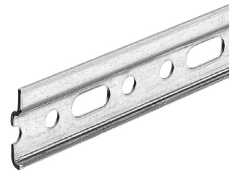Wall Rail, for Cabinet Hanger, Galvanized Steel