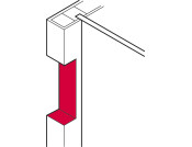 Cabinet Hanger Wall Rail 29x1250mm Galv