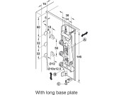 Concealed Cabinet Hanger Long Plate LH