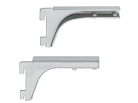 Bracket 8-10mm Gl 120x50mm 55kg Slv 9006