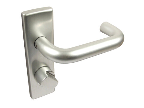 Lvr Hdls/Plt D20x151x44mm WC Alu SAA CLR