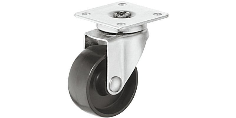 D40mm Castor Swivel wo Brake PL Galv