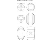 TKB Drop Leaf Table Fitting 20kg