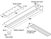 TKB Drop Leaf Table Fitting 20kg
