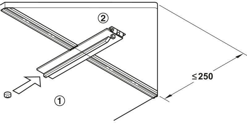 TKB Drop Leaf Table Fitting 20kg