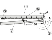TKB Drop Leaf Table Fitting 20kg