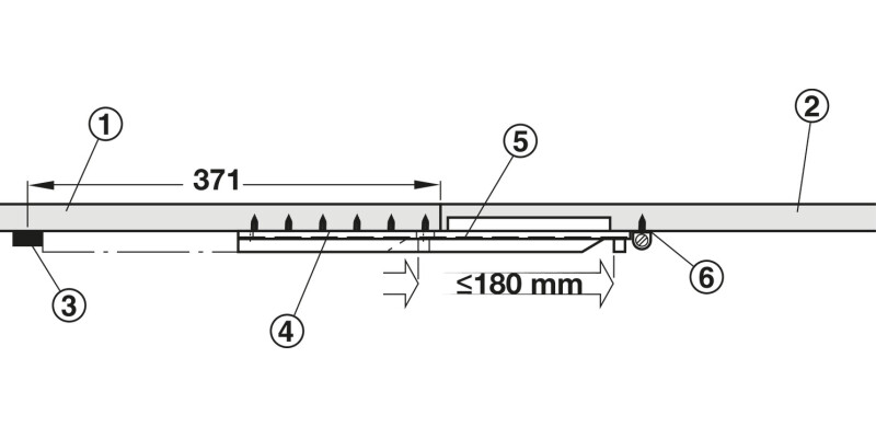 TKB Drop Leaf Table Fitting 20kg