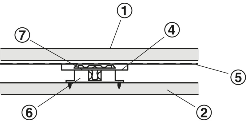 TKB Drop Leaf Table Fitting 20kg