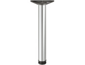 Leg w Adj D80x710mm Pol Chrome Plt