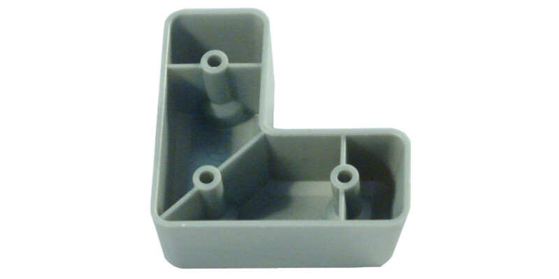 Furniture Foot 24x60mm Pl Silver