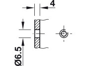 Hebgo Fixed Bracket 470mm 500kg/Pr Grey