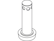 Ropox Plug with Overflow SS/Pl