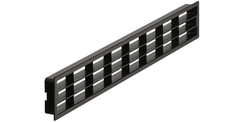Vent Grille RM 458x65mm Pl Black
