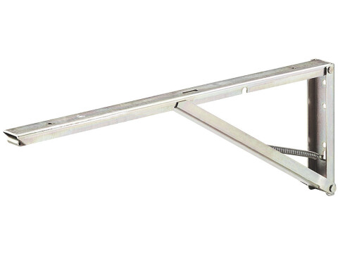 Hinged Spring Bracket, Screw Fixing, Load Bearing Capacity 40 kg per pair, for V