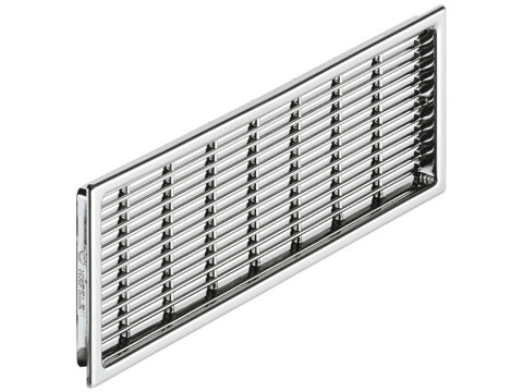 Ventilation Grille, for Recess Mounting, with Flanged Rim, Plastic