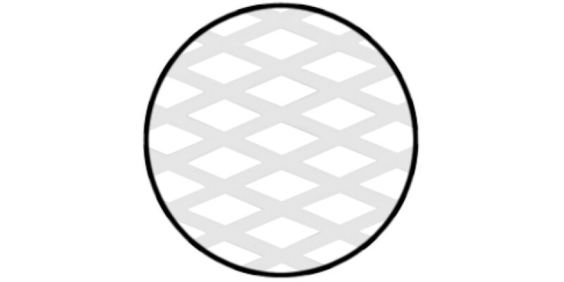 Vent Trim RM D55mm Pl White