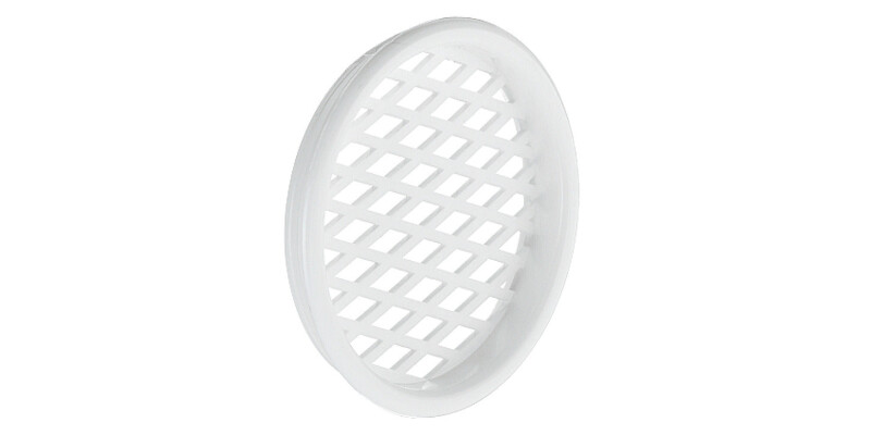 Ventilation Trim, for Recess Mounting, &Oslash; 55 mm, Plastic