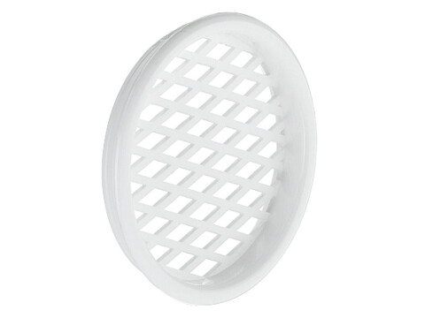 Ventilation Trim, for Recess Mounting, &Oslash; 55 mm, Plastic