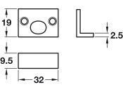 Angle Strike for Straight Barrel Bolt PB