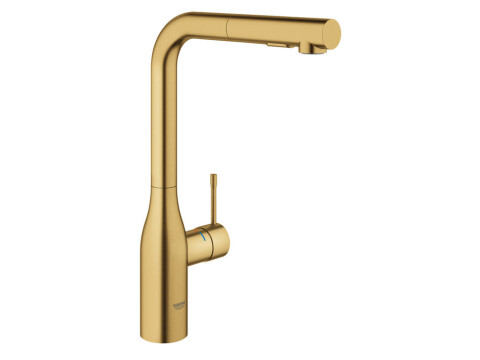Mixer Tap, Single Lever,  Monobloc, with Pull Out Spray, GROHE Essence