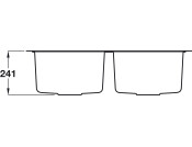 RM PAR3641AS/ Paragon Gran 2.0B Sink Blk