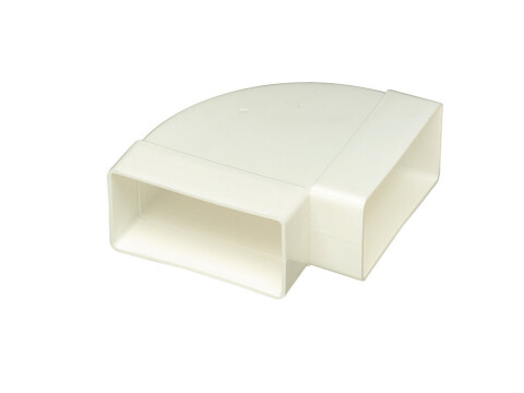 Sys6a Horizontal 90D Bend Connector Wht