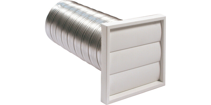 Sys4 Wall Grille Kit D100mm White/Alu