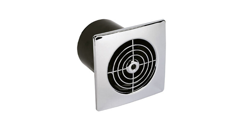 Sys4 Timer Wall/Ceiling Extract Fan Chr