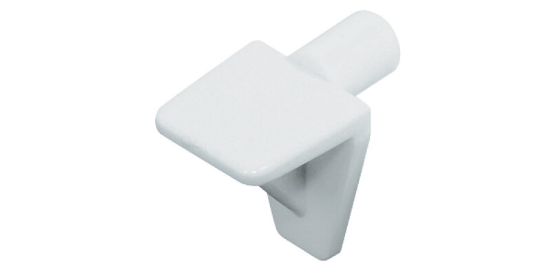 Shelf Support, Plug in, for &Oslash; 5 mm Hole with Grooved Plug