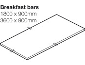 Maia Cappucci B/Bar 1800 x 900 x 28 mm