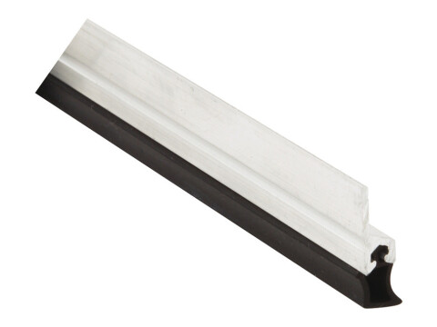 Door Seal Set, Aluminium Profile with Black Rubber Seal, SDS