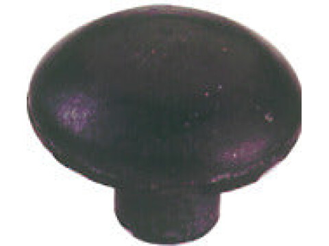 Shelf Support Buffer f Gls/Stud Rub Blk