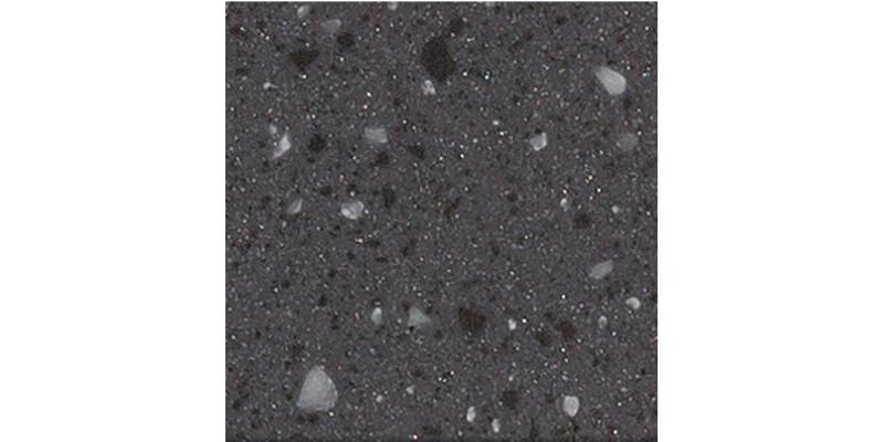 Worktop with Integrated Acrylic Sink, Solid Surface, Greystone, Maia �