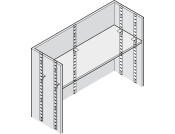 Flat Bookcase Strip 1829mm Steel Brw PC