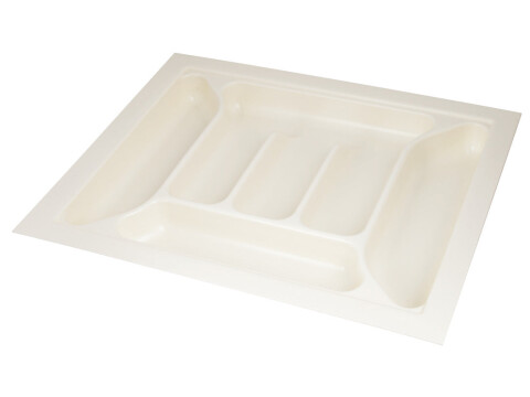 Cutlery Ins 600/600mm Pl Cream White