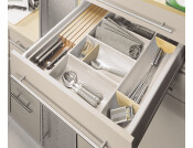 Cutlery Ins 90/60 900mm HG Pl Slv/Gry