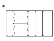 Cutlery Ins 90/60 900mm HG Pl Slv/Gry