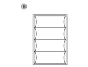 Cutlery Ins 40/60 400mm HG Pl Slv/Gry