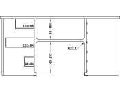 Banio Storage Tray 65x84x84mm Pl Trans