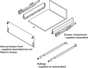 NovaPro Scala Stack Rail 1+4 450mm Slv