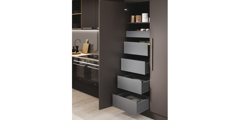 Grass Nova Pro Scala Stack Tower, Sets of Pan Drawers with Solid Sides